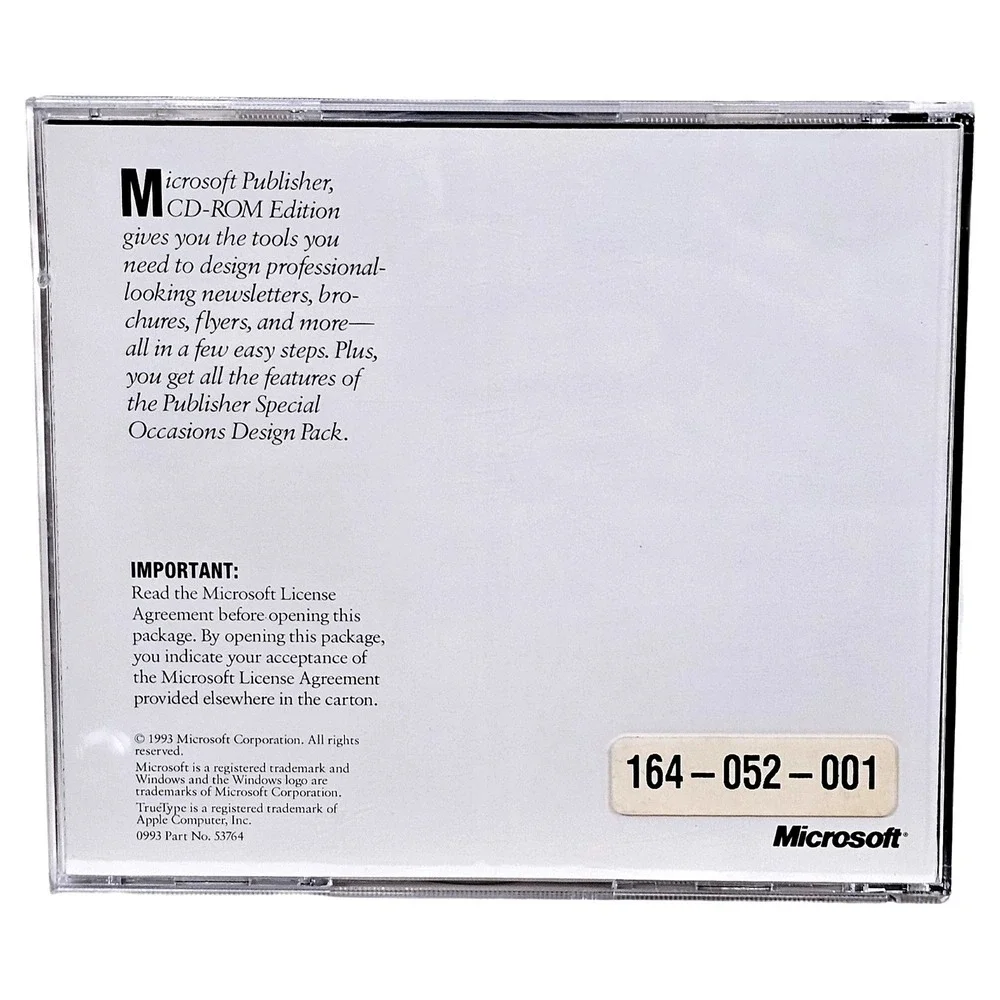 Microsoft publisher cd